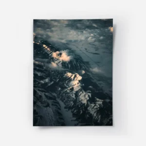 poster paysages montagneux enneiges.webp