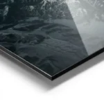 poster paysages montagneux enneiges aluminium.webp