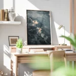 poster paysages montagneux enneiges bureau.webp