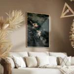 poster paysages montagneux enneiges salon.webp