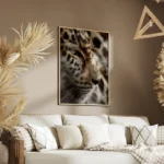 poster peau de leopard salon.webp