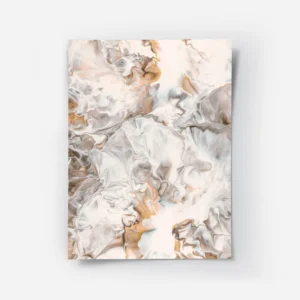 poster peinture abstraite beige et blanche.webp