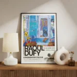 poster peinture abstraite coloree meuble.webp