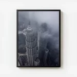 poster petronas twin towers avec cadre.webp