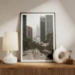 poster petronas twin towers kuala lumpur meuble.webp