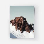 poster pic de montagne enneige.webp