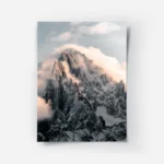 poster pic de montagne enneigee.webp