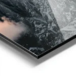 poster pic de montagne enneigee aluminium.webp