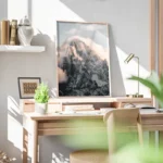 poster pic de montagne enneigee bureau.webp