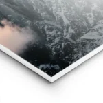 poster pic de montagne enneigee lightpanel.webp