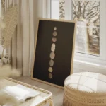 poster pierres empilees minimalistes salon beige.webp