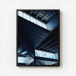 poster plafond moderne architecte avec cadre.webp