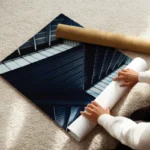 poster plafond moderne architecte enroule.webp