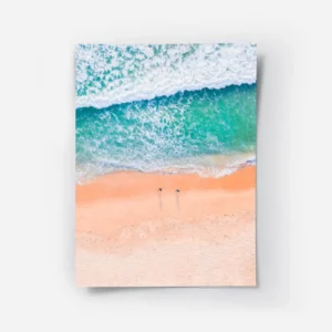 poster plage turquoise.webp