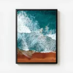 poster plage vue aerienne avec cadre.webp