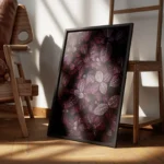 poster plante a feuilles violettes encadre.webp