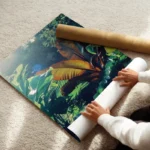 poster plante verte et brune enroule.webp