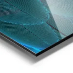 poster plumes bleues aluminium.webp