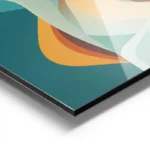 poster portrait femme couleurs pastel aluminium.webp