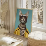 poster portrait savannah salon beige.webp