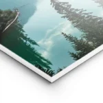 poster riviere turquoise et montagnes lightpanel.webp