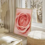 poster rose delicate salon beige.webp