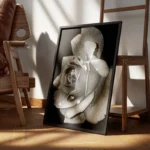 poster rose noir et blanc encadre.webp