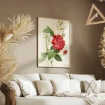 poster rose rouge salon.webp