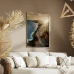 poster route cotiere ensoleillee salon.webp