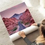 poster route desertique entre rochers au sol.webp