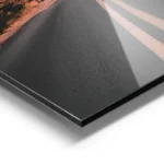 poster route desertique rouge aluminium.webp
