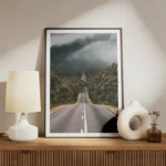 poster route entre arbres meuble.webp