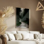poster route sinueuse dans la foret salon.webp