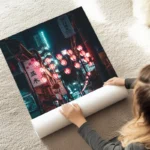poster ruelle illuminee tokyo au sol.webp