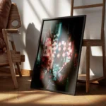 poster ruelle illuminee tokyo encadre.webp