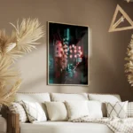 poster ruelle illuminee tokyo salon.webp