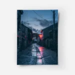 poster ruelle pavee dans une atmosphere romantique.webp