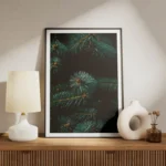 poster sapin avec cones de pin meuble.webp