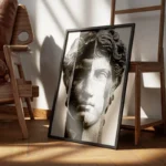 poster sculpture antinous moderne encadre.webp
