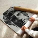 poster sculpture antinous moderne enroule.webp