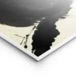 poster silhouette chat noire lightpanel.webp