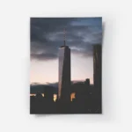 poster skyline de new york au crepuscule.webp
