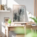 poster skyline moderne bureau.webp