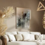 poster skyline moderne salon.webp