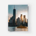 poster skyline new york au coucher de soleil.webp
