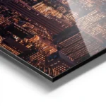 poster skyline new york nuit aluminium.webp