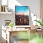 poster skyline new york nuit bureau.webp