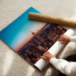 poster skyline new york nuit enroule.webp
