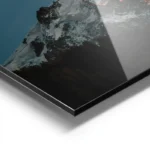 poster sommet de montagne aluminium.webp