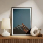 poster sommet de montagne meuble.webp